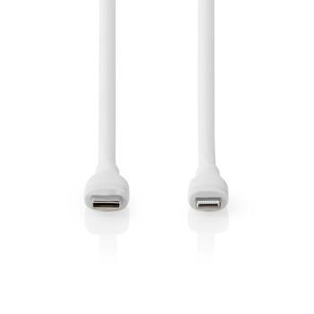 Lightning Kabel USB 2.0 Apple Lightning 8-Pins USB-C™ Male 480 - Nedis