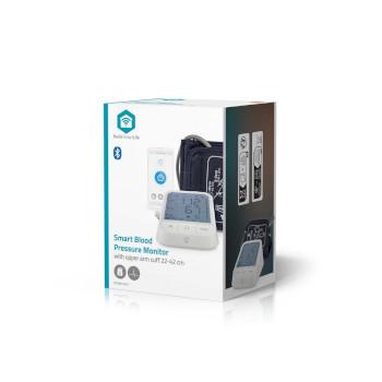 SmartLife Bloeddrukmeter Arm Bluetooth® LCD-Scherm 22 - 42 cm - Nedis