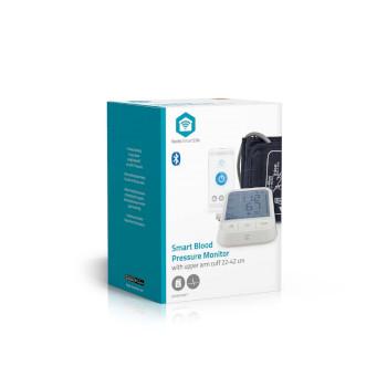 SmartLife Bloeddrukmeter Arm Bluetooth® LCD-Scherm 22 - 42 cm - Nedis