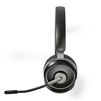 PC-Headset On-Ear Stereo Bluetooth Inklapbare Microfoon Zwart - Nedis
