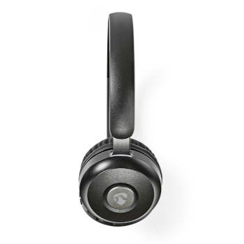 PC-Headset On-Ear Stereo Bluetooth Inklapbare Microfoon Zwart - Nedis