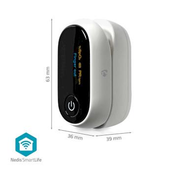 SmartLife Pulse Oximeter Bluetooth® OLED-Scherm - Nedis