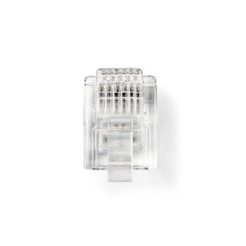 Telecom-Connector Type Aansluiting: RJ12 Recht Connectorplating: - Nedis