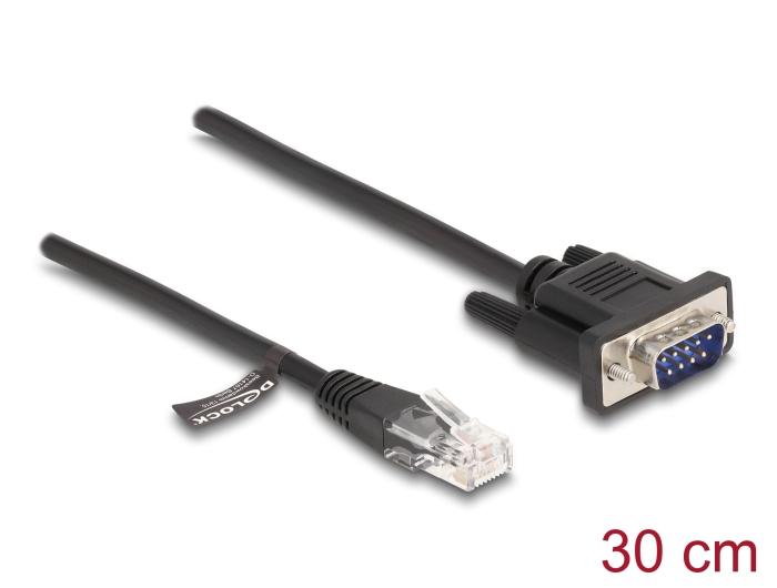 Câble nul modem série DB9 RS232 F/M 3 m - Câble modem nul