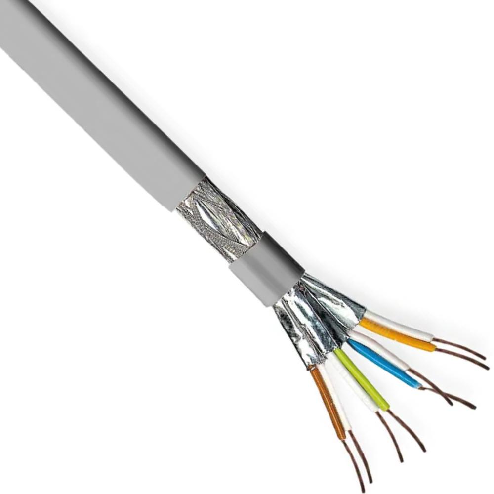 100 m CAT 8 netwerkkabel, installatiekabel, koperen LAN-kabel, ethernetkabel, S/FTP, 40 Gbit/s, Cat 8, puur koper, datakabel, PoE LSZH-datakabel, Simplex