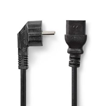 Stroomkabel Type F (CEE 7/7) Male IEC-320-C19 Gehoekt Recht - Nedis
