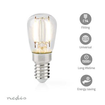 Koelkastlamp LED E14 2 W T26 - Nedis