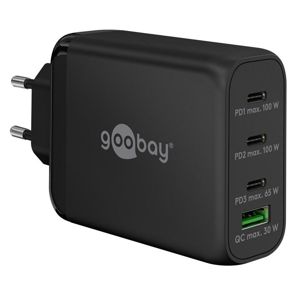 GaN2 USB C + A Oplader 4x - 100 watt - Quick charge