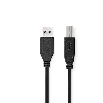 USB-Kabel USB 3.2 Gen 1 USB-A Male USB-B Male 5 Gbps Vernikkeld - Nedis