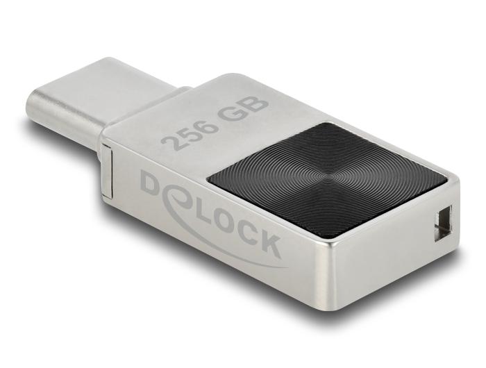 Delock Mini USB 5 Gbps USB-C™-geheugenstick 256 GB - metalen behuizing