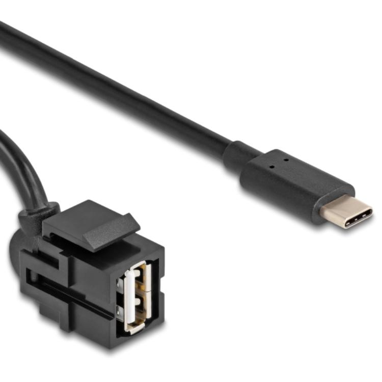USB A naar C keystone - Delock