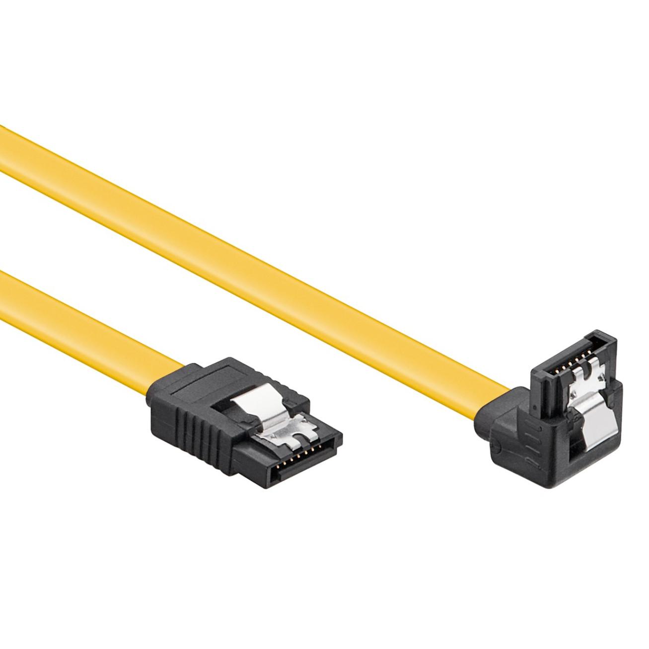 SATA kabel - Extra: Met vergrendeling Soort: haaks - recht Aansluiting ...