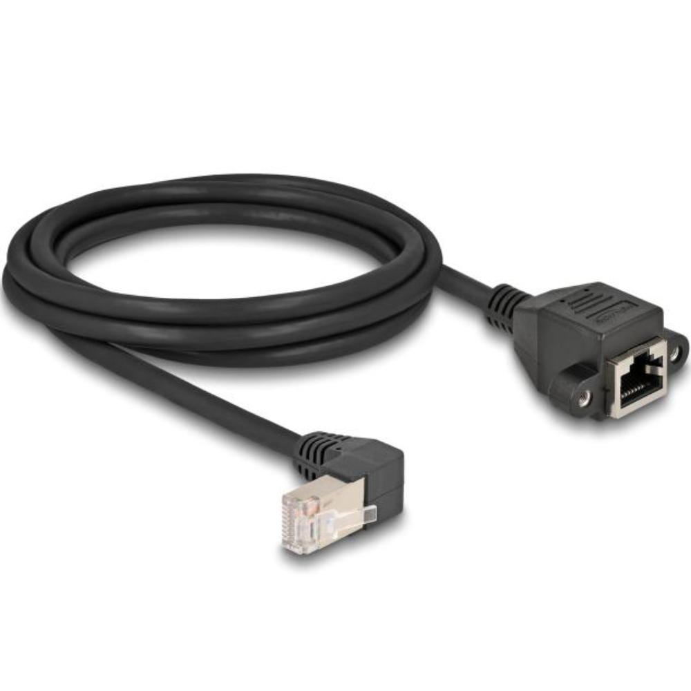 Delock RJ45 S/FTP 90 verlengkabel, 2m