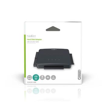 Hardeschijfadapter USB 3.2 Gen1 2.5 / 3.5  IDE + SATA Netvoeding - Nedis