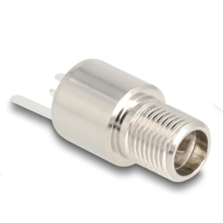 Delock Stekker DC 5,5 x 2,5 mm Bus voor installatie, soldeeruitvoering - rond