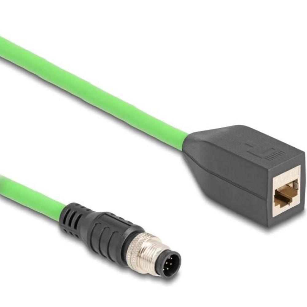 M12 naar RJ45 kabel - Delock