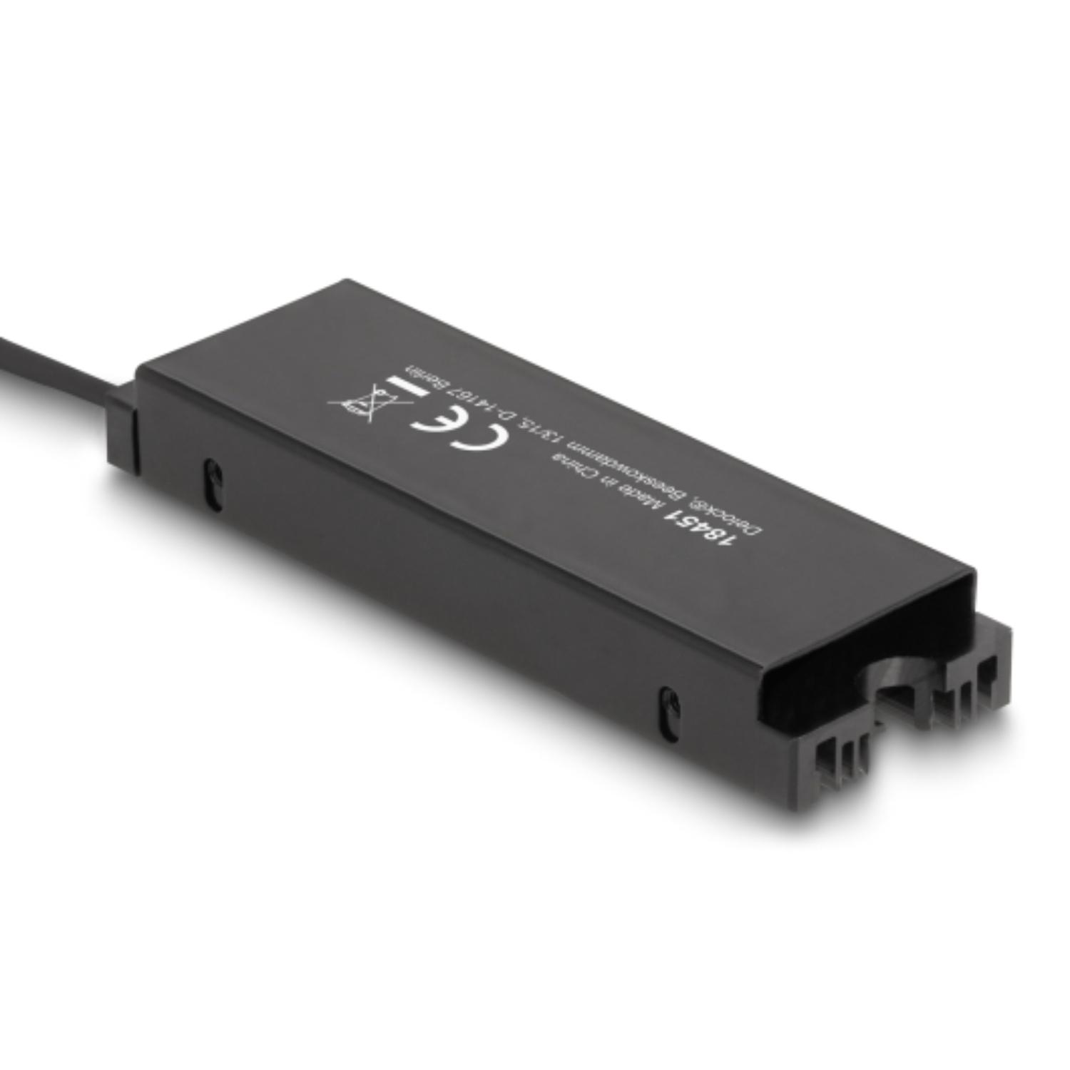 Delock koellichaam met ventilator voor M.2 SSD 2280 zwart