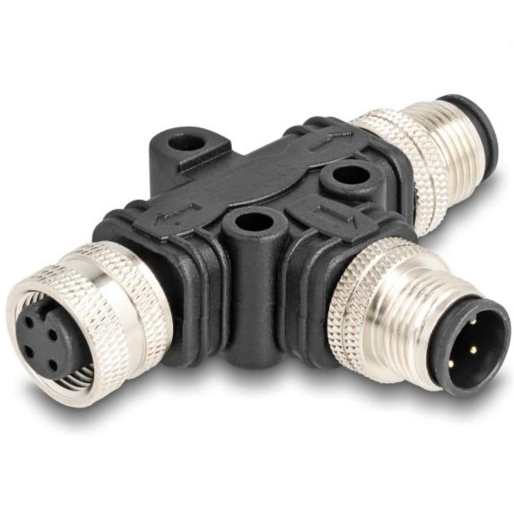 M12 T-splitter - Delock