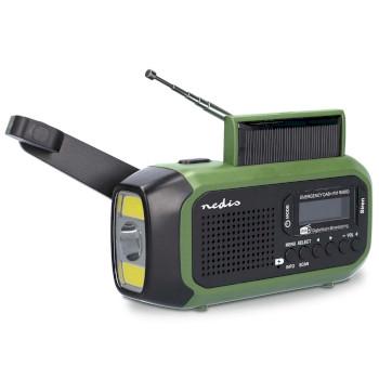 Noodradio Draagbaar Model DAB+ / FM Batterij Gevoed / Handslinger / - Nedis