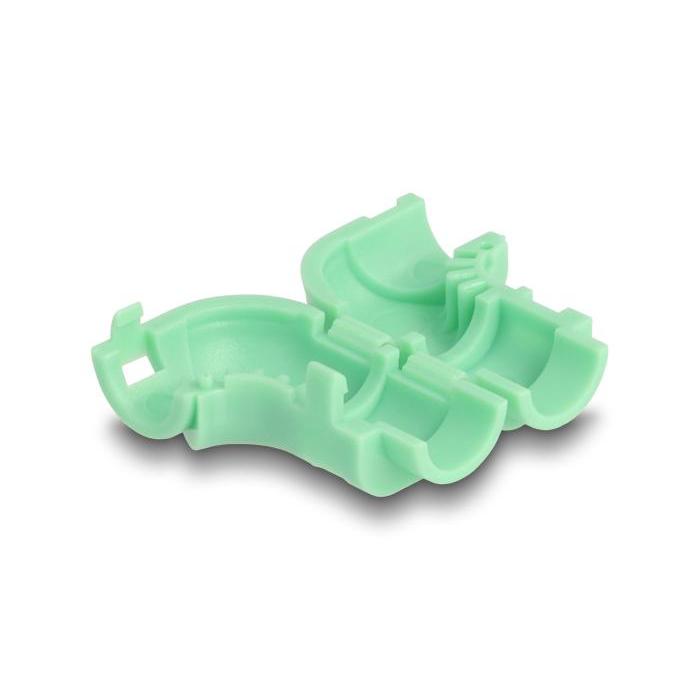 Delock Kabelclips voor het buigen, 8 stuks, groen