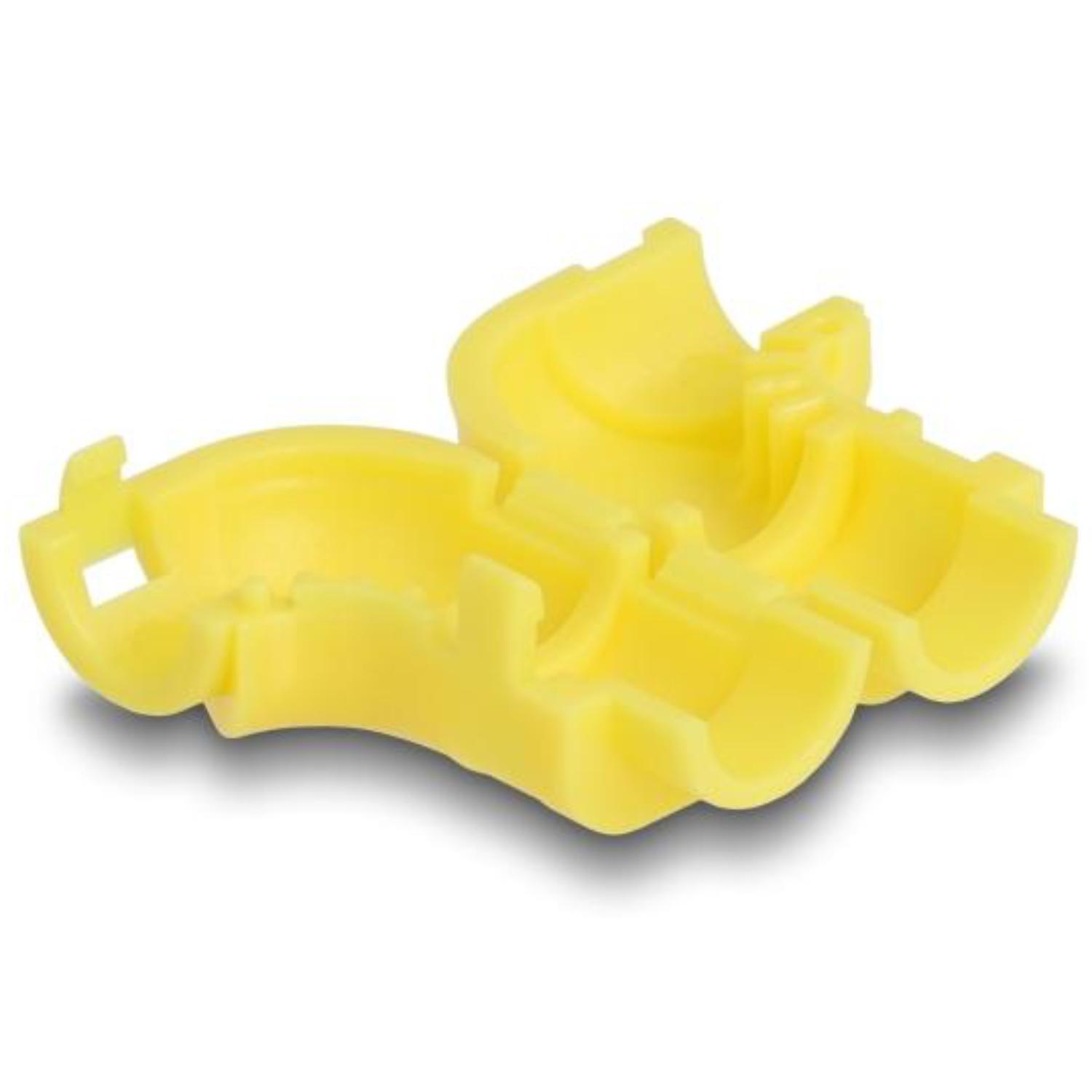 Delock Kabelclips voor het buigen, 8 stuks, geel