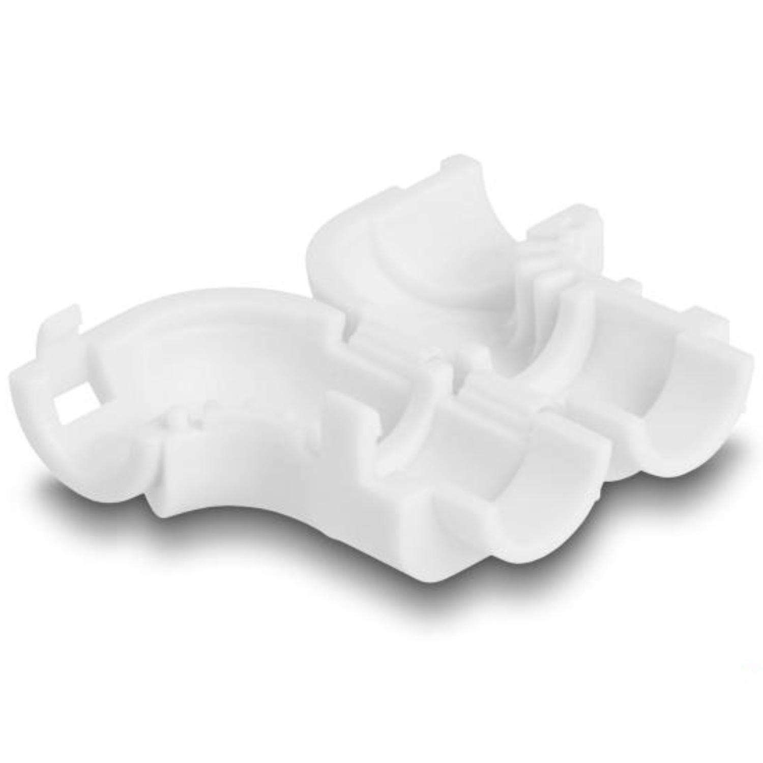 Delock Kabelclips voor het buigen, 8 stuks, wit