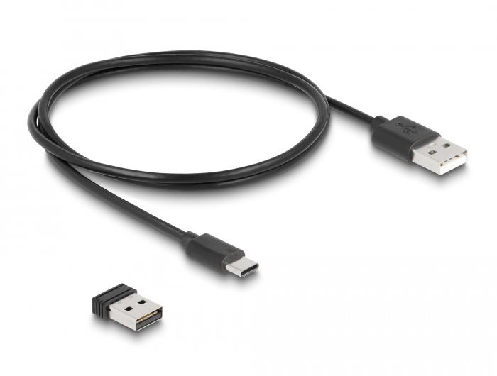 Delock Ringbarcodescanner 1D en 2D met 2,4 GHz of Bluetooth - Draadloos