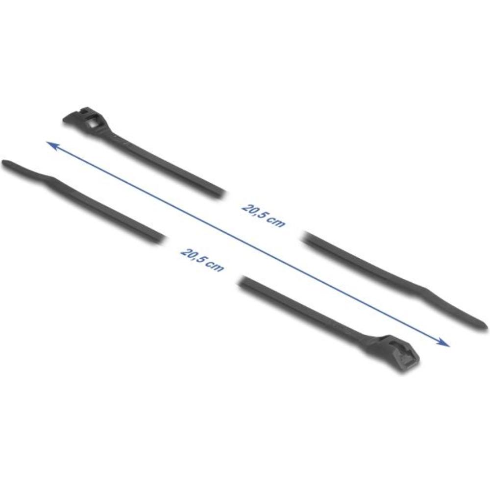 Tie-Wrap - 205 mm - Zwart - Delock
