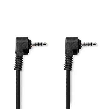 Audio-Videokabel 3,5 mm Male 3,5 mm Male Vernikkeld 2.00 m Rond - Nedis