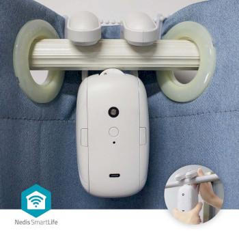 SmartLife Gordijnrobot Stangrail Horizontale gordijnen Batterij - Nedis