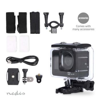 Action Cam Dubbel scherm 1080p@30fps 12 MPixel Waterbestendig tot: - Nedis