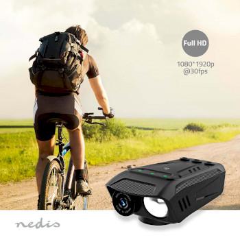 Fietscamera 1080p@30fps 2 MPixel 600 min 70 600 min Mounts - Nedis