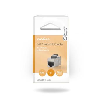 Netwerkkoppeling CAT6a / CAT7 Afgeschermd RJ45 Female RJ45 Female - Nedis