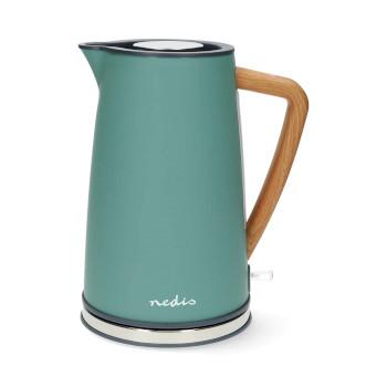Waterkoker 1.7 l Soft-Touch Groen 360 graden draaibaar Verborgen - Nedis