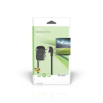 SCART-Switchbox SCART Male 3x SCART Female Vernikkeld Maximale - Nedis