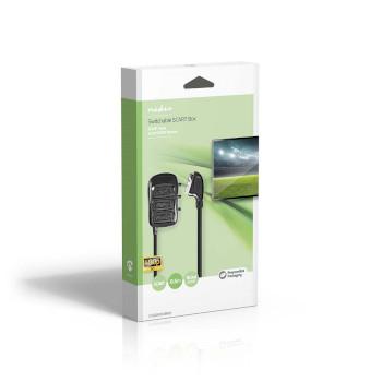 SCART-Switchbox SCART Male 3x SCART Female Vernikkeld Maximale - Nedis