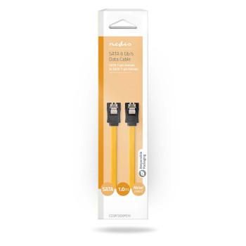 SATA Kabel 6 Gbps SATA 7-Pins Female SATA 7-Pins Female Vernikkeld - Nedis