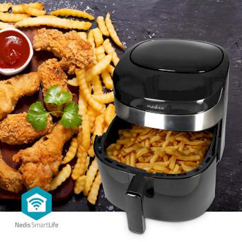 SmartLife Heteluchtfriteuse Wi-Fi 7,2 l Tijdschakelaar: 240 min - Nedis