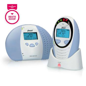 DBX-88 ECO Full Eco DECT babyfoon met display wit/blauw - Alecto