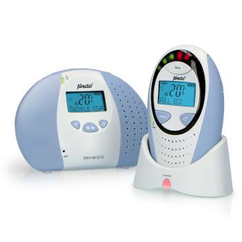 DBX-88 ECO Full Eco DECT babyfoon met display wit/blauw - Alecto