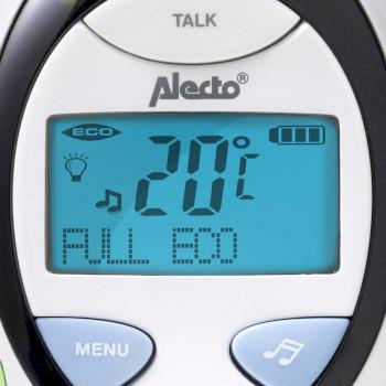 DBX-88 ECO Full Eco DECT babyfoon met display wit/blauw - Alecto