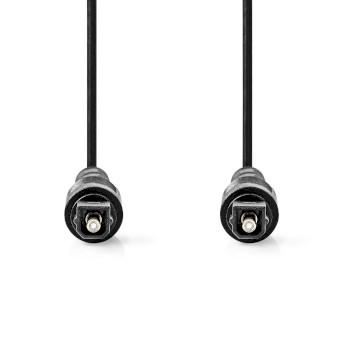 Optische Audiokabel TosLink Male TosLink Male 2.00 m Rond PVC - Nedis
