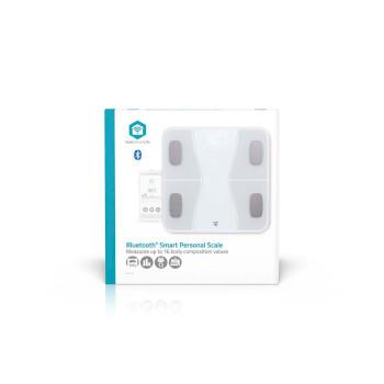 SmartLife Personenweegschaal Bluetooth® BMI / BMR / Botten / Gewicht - Nedis