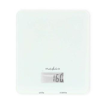 SmartLife-keukenweegschaal Bluetooth® Glas / Kunststof Wit - Nedis