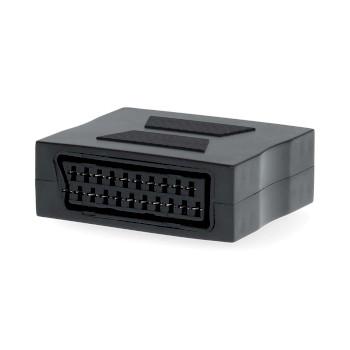 SCART-Adapter SCART Female SCART Female Vernikkeld Recht ABS - Nedis