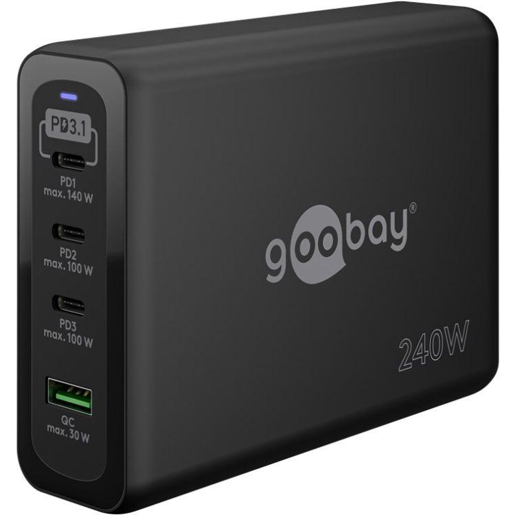 USB C + A Laptop oplader - Goobay