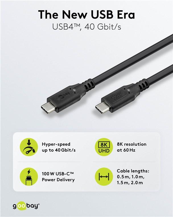 USB C kabel - Goobay