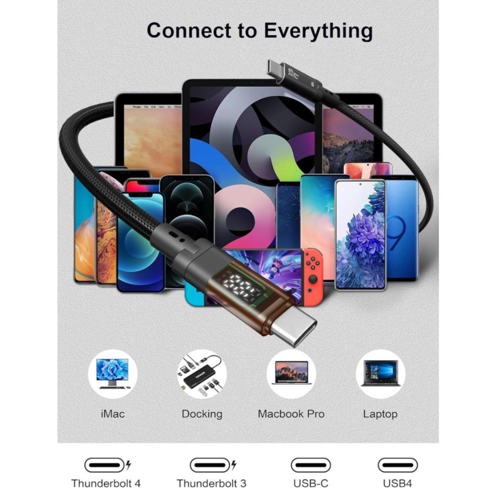 USB C naar USB C kabel - Allteq