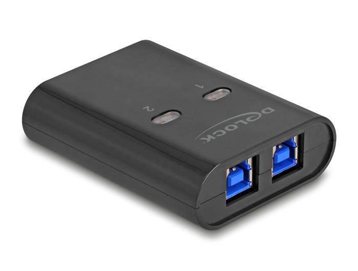 Delock USB 5 Gbps Switch voor 2 pc's op 1 apparaat