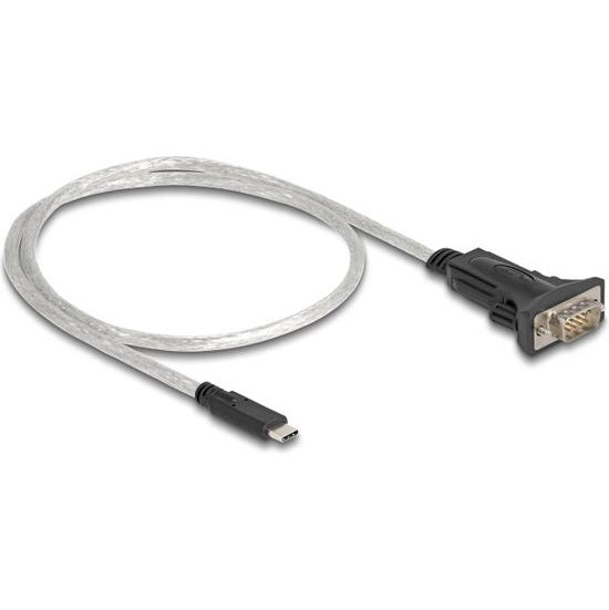 Delock Adapter USB Type-C™ naar 1 x seriële RS-422/485 Stekker met 6-pins klem